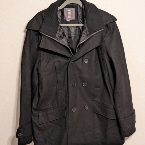 (Jeans By) Buffalo Adult Men's Pea Coat - Picture 1 of 4
